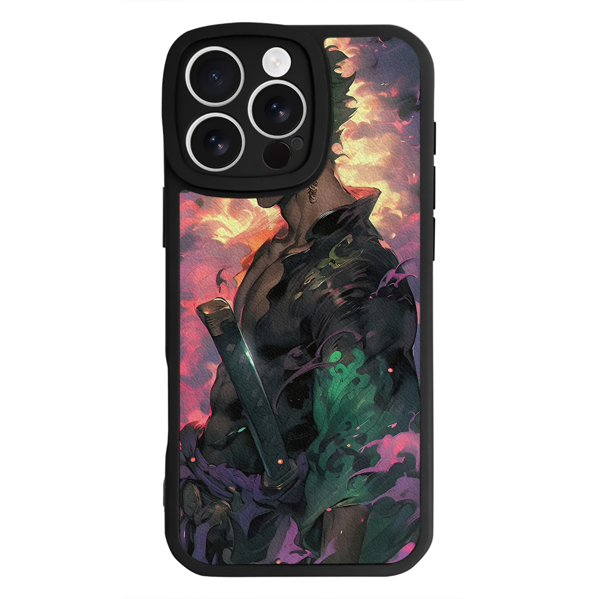 （画像用） ワンピース ONE PIECE 【iPhone 16シリーズ対応】シリコンスマホケース（レザー調） 材質：シリコン